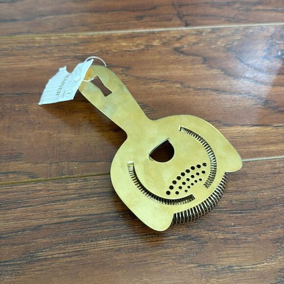 NWT Bullseye’s Playground Gold Drink Bar Strainer - Picture 4 of 5